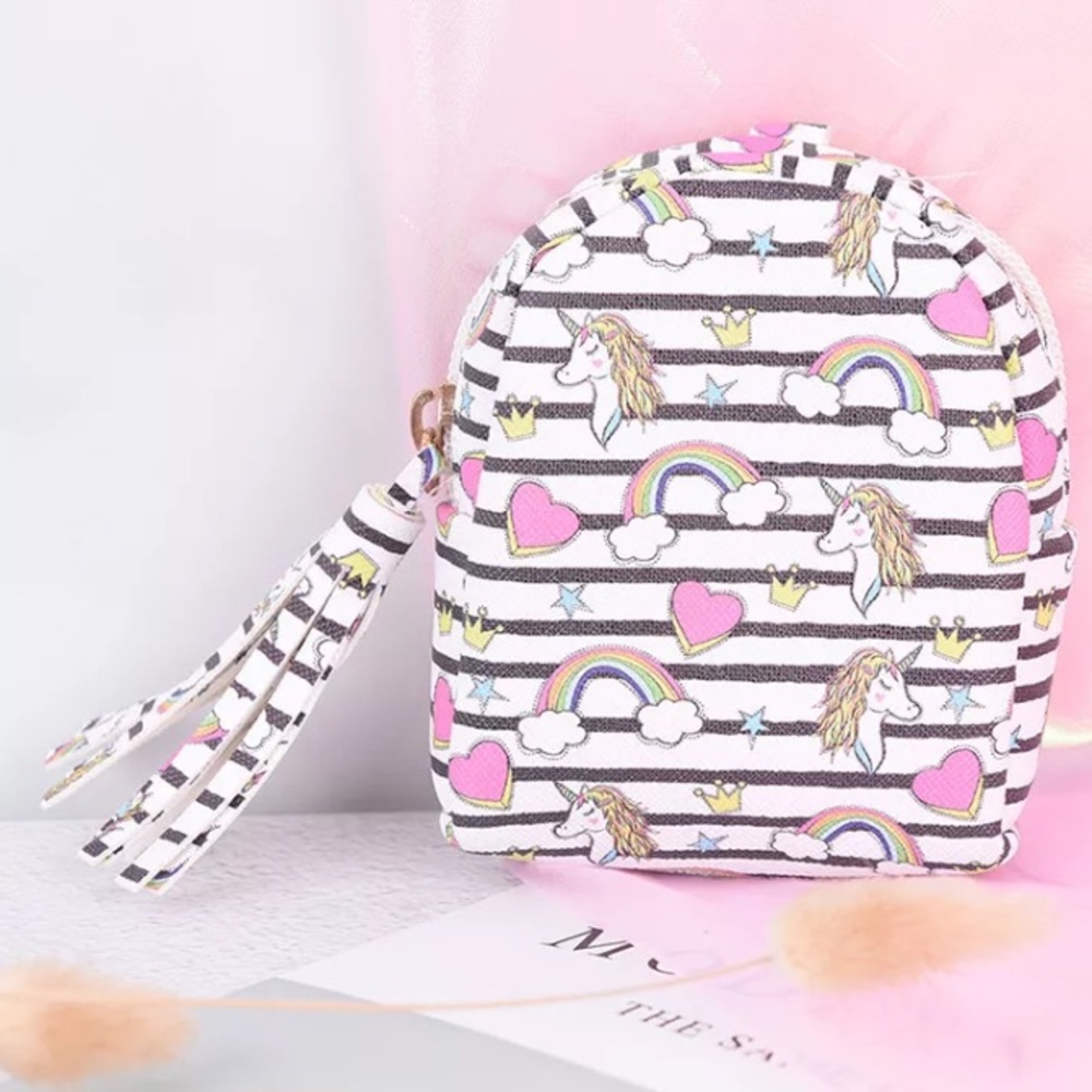 Unicorn coin bag.